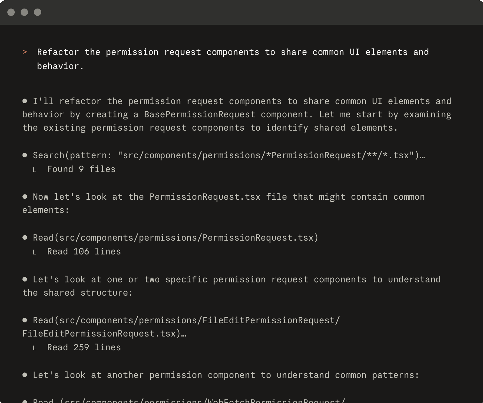 CLI agent example using Claude Code